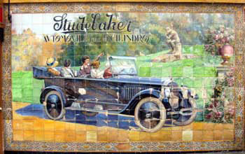 Studebaker ad - located on Calle Sierpes